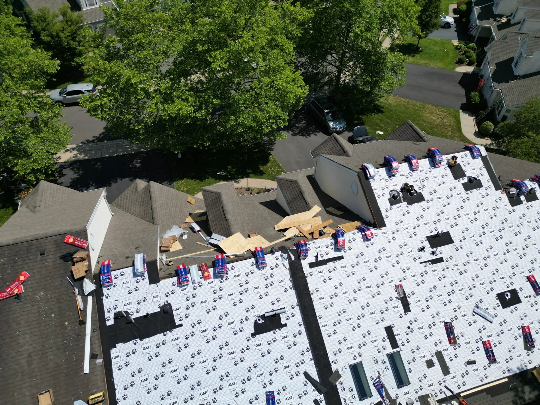 Roofing installation